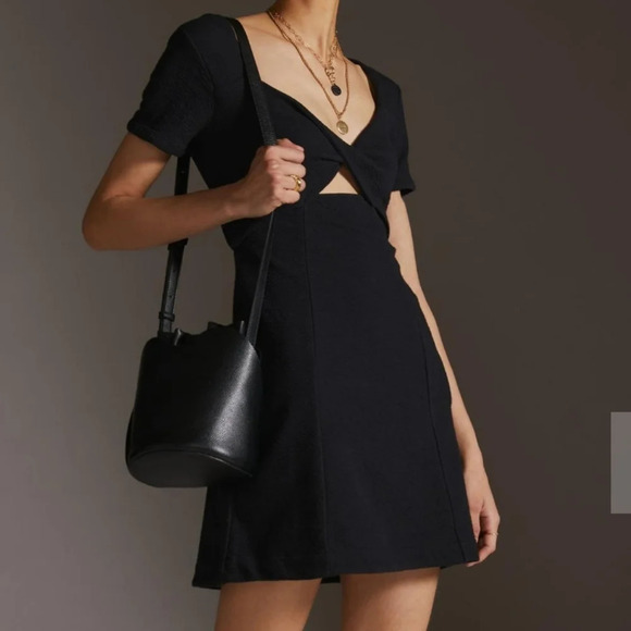 NWT Maeve by Anthropologie Cut-Out Mini Dress sz M - Picture 1 of 10